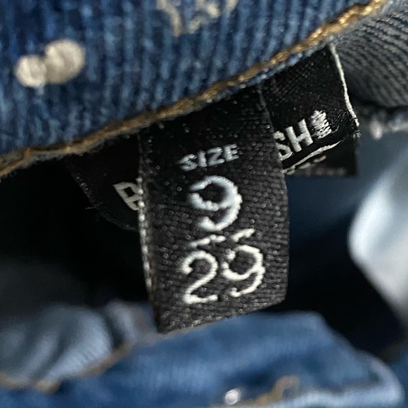 9/29 BLUE DENIM JEAN SHORTS - Picture 4 of 4